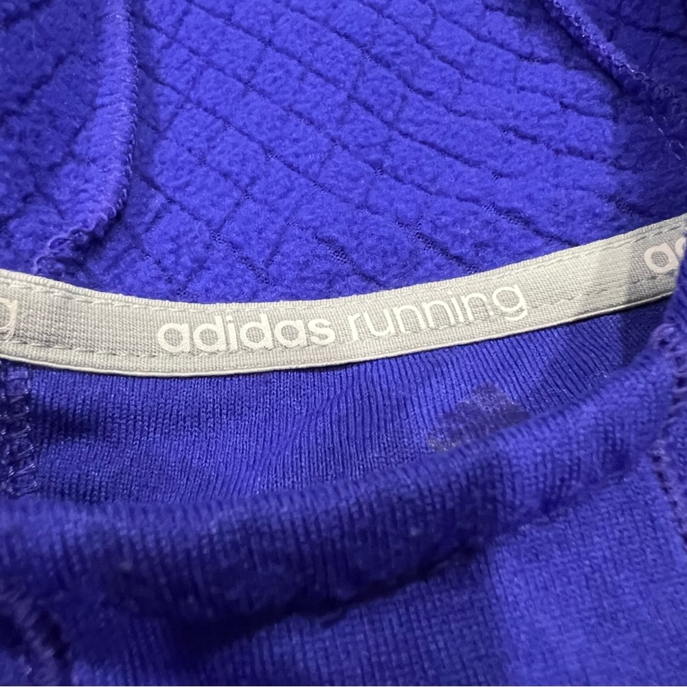 Women’s Adidas Response Hoodie Pullover Sweatshirt Running Fleece Lined XL - Picture 8 of 11